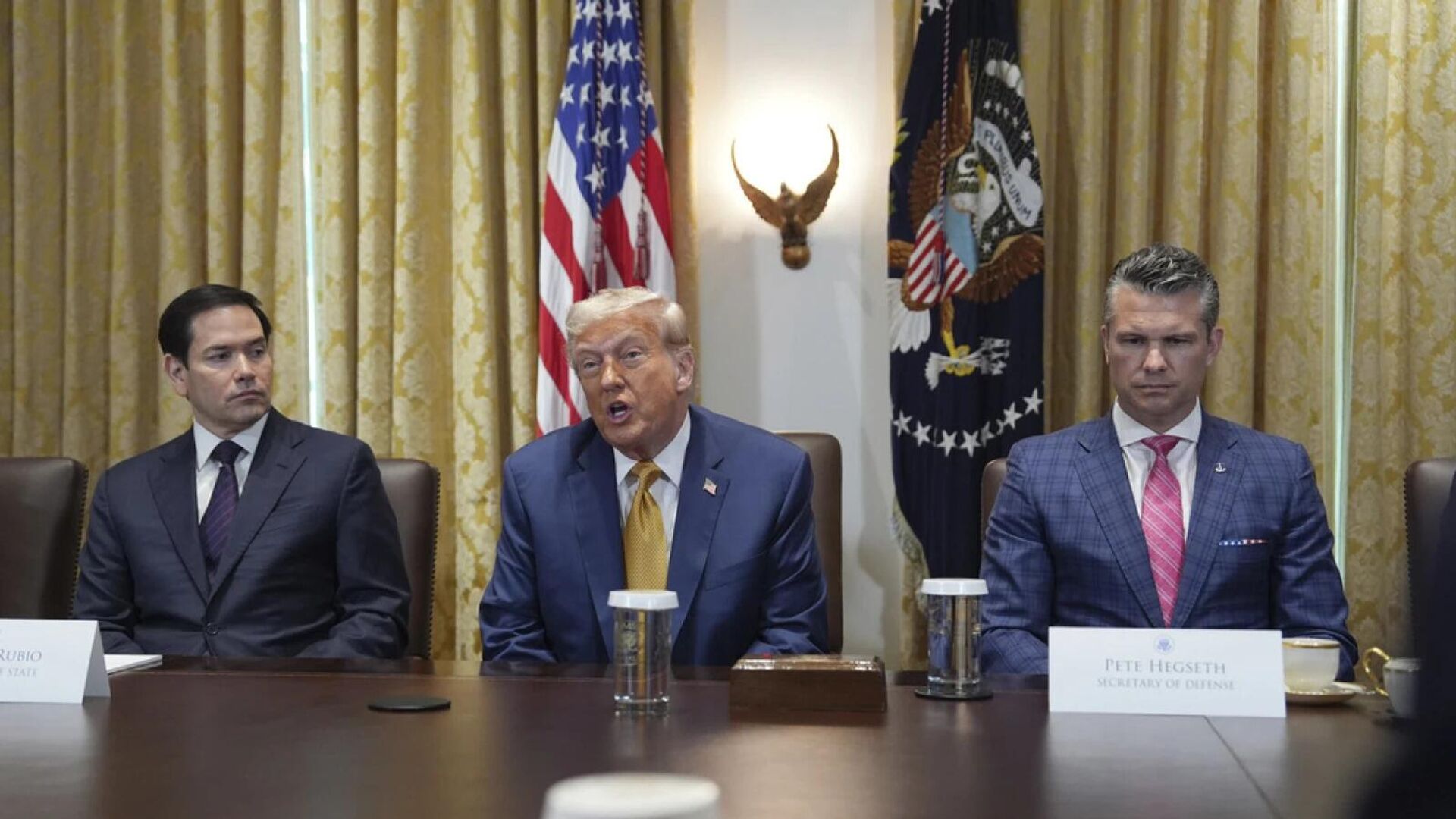 ABD Başkanı Donald Trump, kabine toplantısında yaptığı açıklamada, İsrail Başbakanı