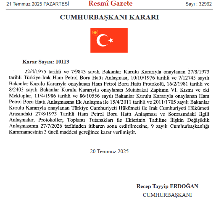turkiye-ile-irak-arasindaki-petrol-boru-hatti-anlasmasi-2026da-sona-eriyor