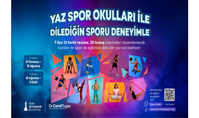 İzmir Büyükşehir Belediyesi Yaz Spor Okulları, çocuk ve gençlere spor