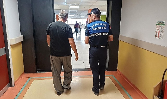 Hastanede yatan ve refakatçisi olmayan vatandaşın talebine, Büyükşehir Belediyesi Zabıta