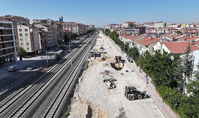 Ulaştırma ve Altyapı Bakanlığı ile Konya Büyükşehir Belediyesi ortaklığıyla şehre