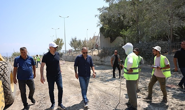 Aydın Büyükşehir Belediyesi tarafından Söke ilçesinde hayata geçirilen çalışmalar hız