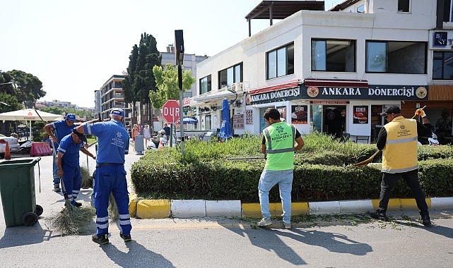 Aydın Büyükşehir Belediyesi, Kuşadası’nda temizlikten peyzaja, ulaşımdan çevre düzenlemelerine kadar