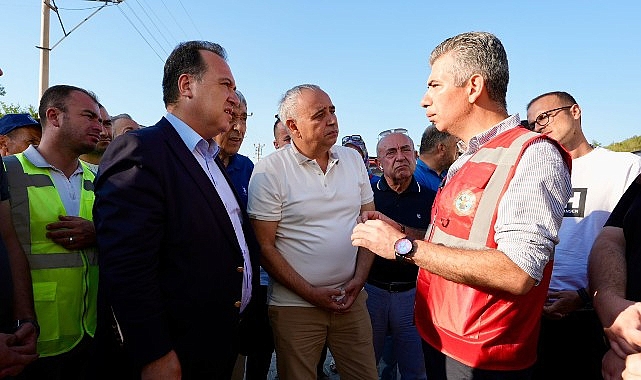 Manisa Büyükşehir Belediye Başkanı Besim Dutlulu, Soma’da çıkan orman yangınını