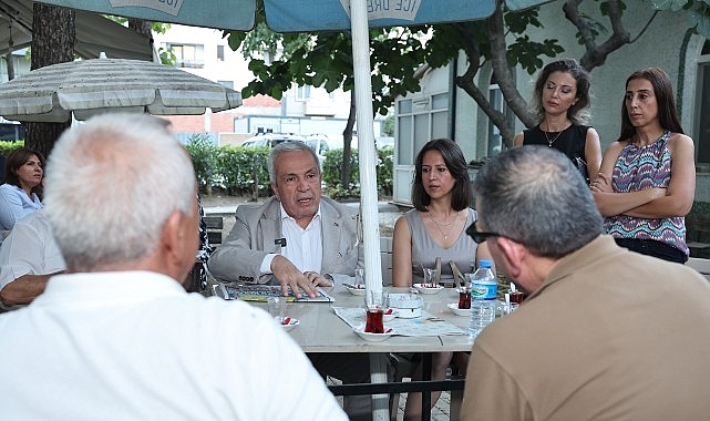 Nilüfer Belediye Başkanı Şadi Özdemir, Ertuğrul Mahallesi sakinleri ile bir