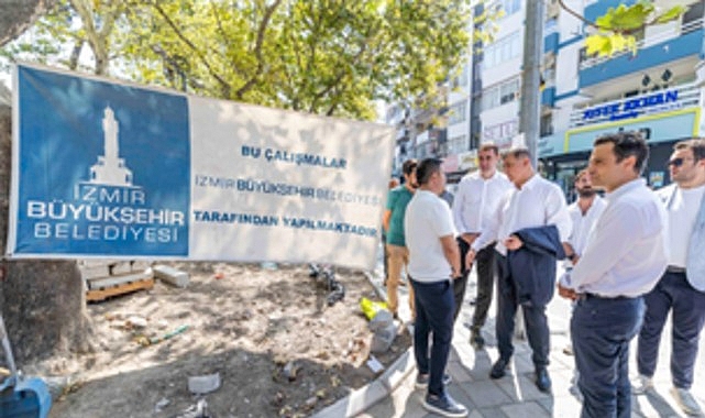 İzmir Büyükşehir Belediyesi Şirinyer Beyazıt Aykut Parkı’nı yeniliyor. Çalışmaları yerinde