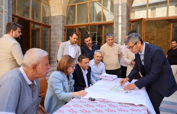 Gaziantep Büyükşehir Belediye Başkanı Fatma Şahin, restorasyonu devam eden ve