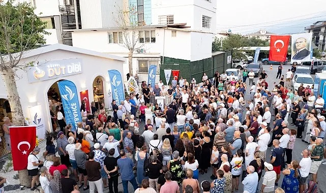 Güzelbahçe halkının uzun süredir beklediği, Güzbel kahve yenilenen yüzüyle, Dut