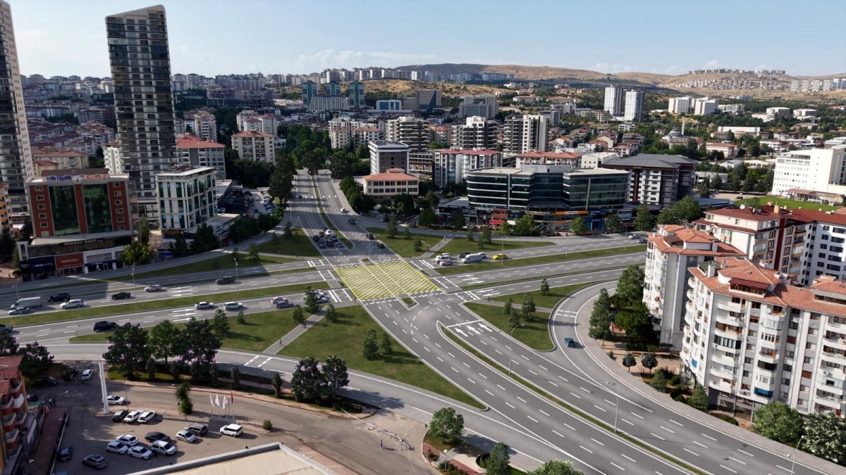 Şehir içi trafik akışının önemli noktalarından biri olan Hazardağlı Kavşağı’nda