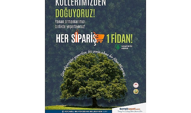 Büyükşehir Belediyesi’nin Komek Sepeti online pazaryeri platformundan yapılan her alışveriş