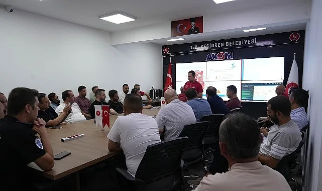 Keçiören Belediyesi, iş güvenliği ve çalışan sağlığını önceleyen yaklaşımıyla afetlere