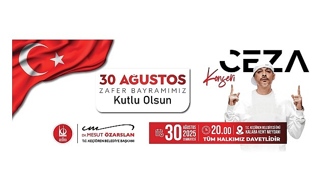 Keçiören Belediyesi, 30 Ağustos Zafer Bayramı’nı, milli birlik ve beraberlik