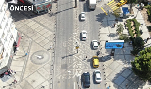 İzmir Büyükşehir Belediyesi, Alsancak Talatpaşa Bulvarı’nın Kıbrıs Şehitleri Caddesi kısmında