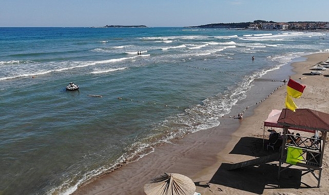 Kocaeli sahillerinde boğulma tehlikesine karşı görev yapan Kocaeli Sahilleri Su