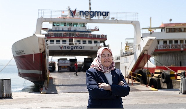 “Kadın eliyle yön verilen güçlü bir filo, tren feribotuyla sınır