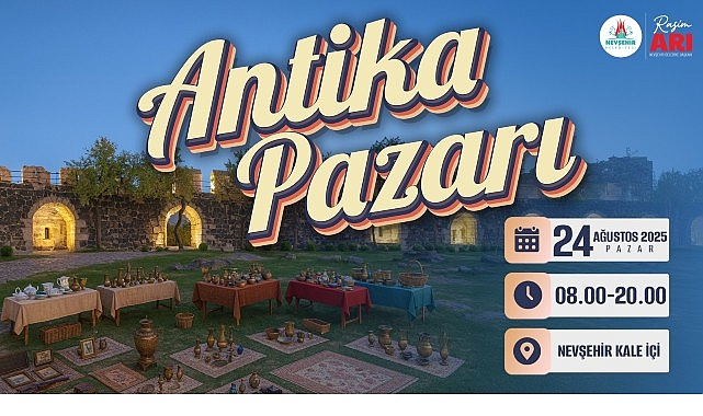 Antika meraklılarını bir araya getirecek olan Nevşehir Antika Pazarı Nevşehir