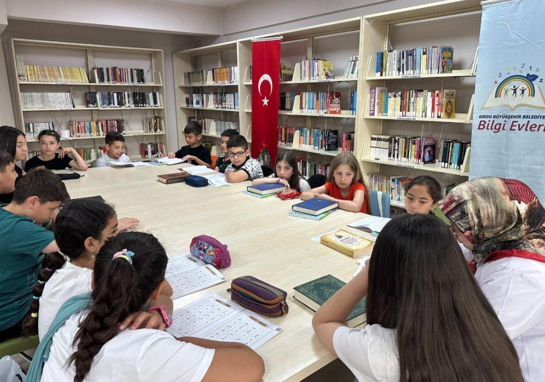 Ordu Büyükşehir Belediyesi bünyesinde hizmet veren Bilgi Evleri yaz etkinlikleri