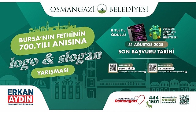 Bursa’nın fethinin 700’üncü yılına hazırlanan Osmangazi Belediyesi, kutlamaları vatandaşların daha