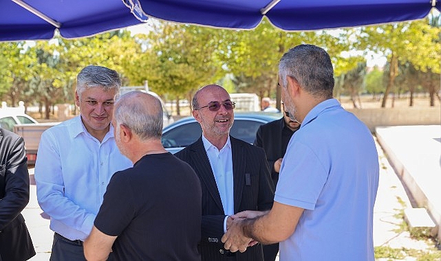 Cuma Buluşmaları kapsamında Sille Ak Mahallesi’nde vatandaşlarla bir araya gelen