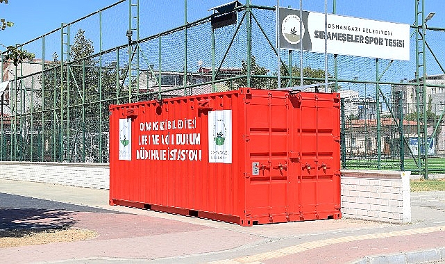 Osmangazi Belediyesi, Soğanlı Mahallesi’nin ardından Sırameşeler Mahallesi’ne de Afet ve