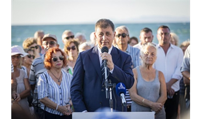 İzmir Büyükşehir Belediye Başkanı Dr. Cemil Tugay, Urla’nın Çamlıçay Mahallesi’nin