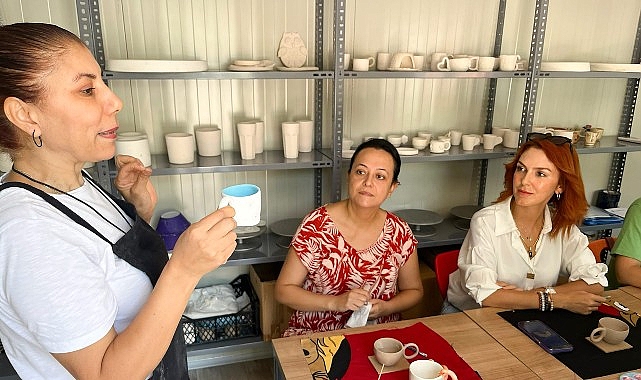Yenişehir Belediyesi, kadınların sanatsal üretimle buluşmalarını sağlamak amacıyla kurduğu seramik