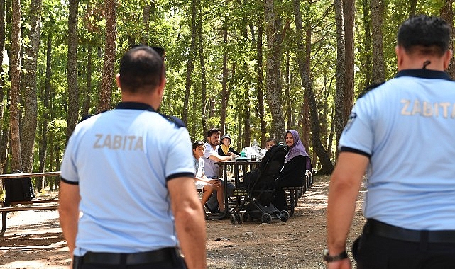 Osmangazi Belediyesi Zabıta Müdürlüğü ekipleri, yangın riskine karşı dağlık ve