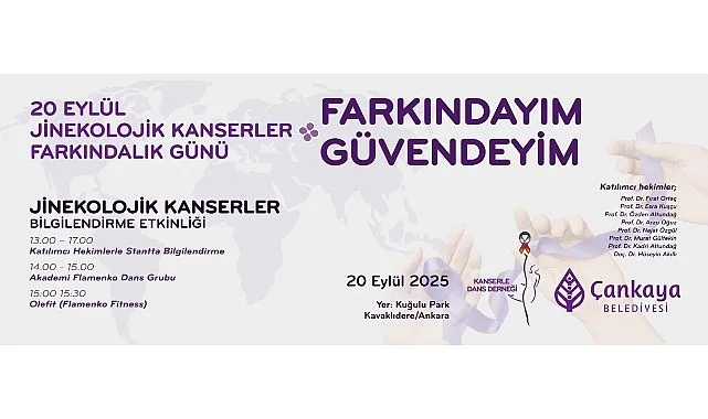 20 Eylül Dünya Jinekolojik Kanserler Farkındalık Günü için anlamlı bir