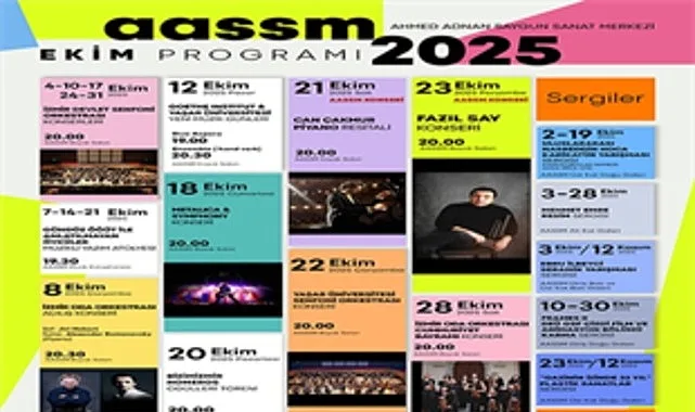 İzmir Büyükşehir Belediyesi Ahmed Adnan Saygun Sanat Merkezi (AASSM), ekim