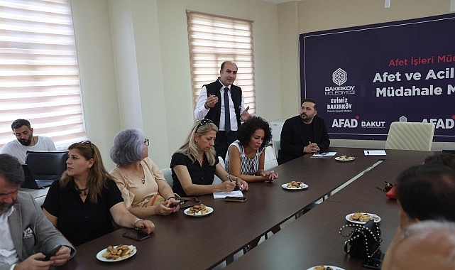 Bakırköy Belediyesi Afet İşleri Müdürlüğü, 15 mahalle muhtarıyla Afet Koordinasyon