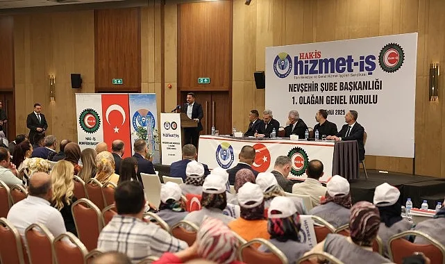 Nevşehir Belediye Başkanı Rasim Arı, Hak-İş Konfederasyonu’na bağlı Hizmet-İş Sendikası
