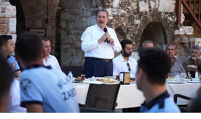 Milas Belediye Başkanı Fevzi Topuz, 1-7 Eylül Zabıta Haftası dolayısıyla