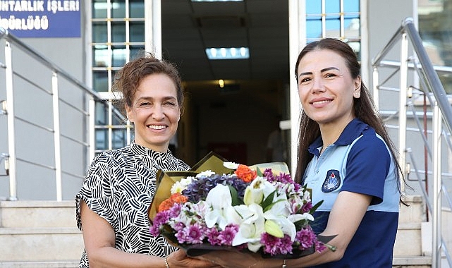 Karşıyaka Belediye Başkanı Yıldız Ünsal, 1-7 Eylül Zabıta Haftası dolayısıyla