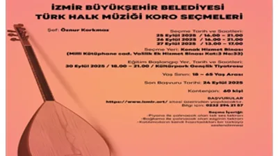 İzmir Büyükşehir Belediyesi, 2025-2026 sanat eğitimi dönemini başlatıyor. Dans, müzik, oyunculuk gibi