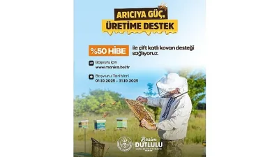 Manisa Büyükşehir Belediyesi, ‘Arıcıya Güç, Üretime Destek’ projesi kapsamında yüzde