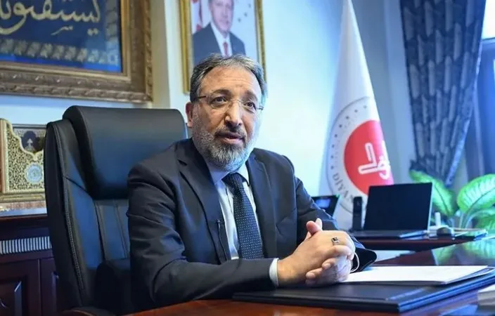 Diyanet İşleri Başkanlığı’nda görev süresi dolan Prof. Dr. Ali Erbaş’ın