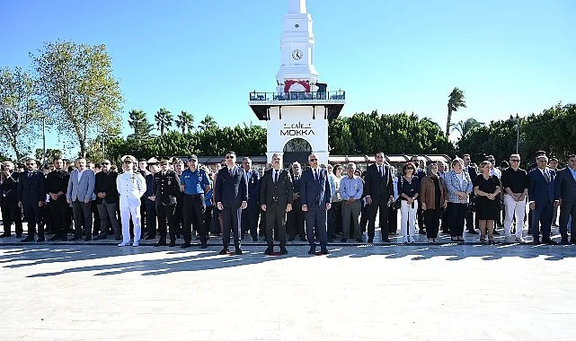 Kemer'de Gaziler Günü dolayısı ile tören düzenlendi. Kemer Cumhuriyet Meydanı'nda