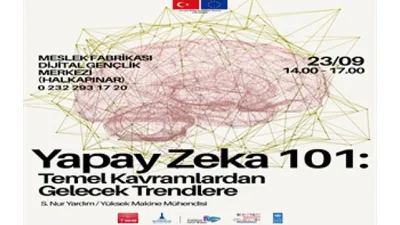 İzmir Büyükşehir Belediyesi, gençleri yapay zekânın dünyasıyla tanıştırıyor. 23 Eylül’de