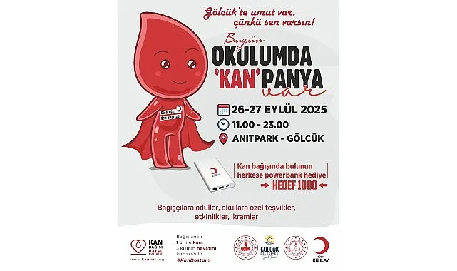 Gölcük Kaymakamlığı, Gölcük Belediyesi, Kızılay ve İlçe Milli Eğitim Müdürlüğü
