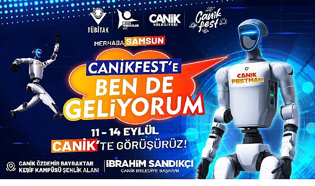 Canik Belediyesi'nin düzenleyeceği Türkiye'nin en büyük yapay zekâ festivali CANİKFEST