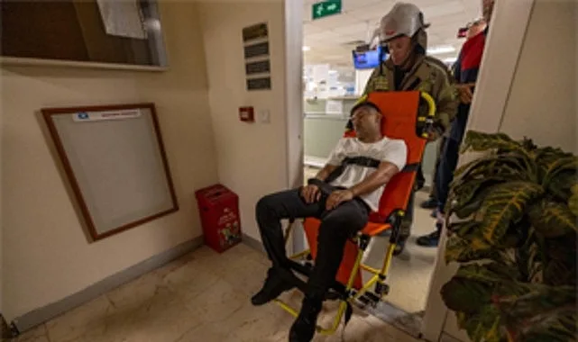 İtfaiye Haftası etkinlikleri kapsamında İzmir İtfaiyesi’nce İZSU Genel Müdürlüğü Afet