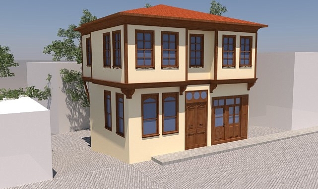 Büyükşehir Belediyesi, Gölcük Saraylı Meydanı’ndaki tescilli yapıyı özgün mimarisine uygun