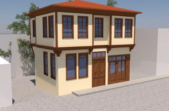 Kocaeli Büyükşehir Belediyesi, Gölcük Saraylı Meydanı’ndaki tescilli yapıyı özgün mimarisine