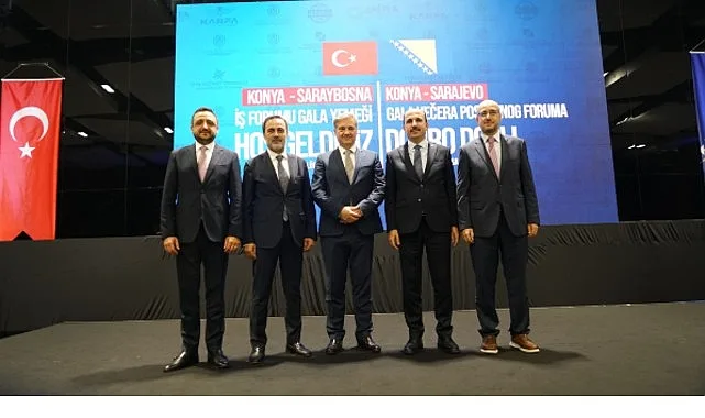 Konya Valisi İbrahim Akın ve Konya Büyükşehir Belediye Başkanı Uğur