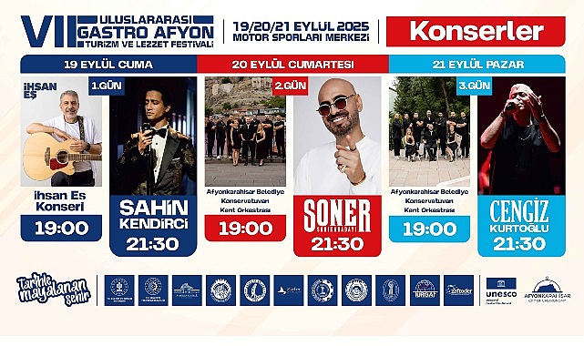 Afyonkarahisar, bu yıl gastronomiyle müziği aynı sahnede buluşturacak dev bir