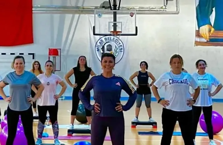 Muğla Milas Belediyesi’nin kadınlara yönelik başlattığı “Yaşam Boyu Spor” programı