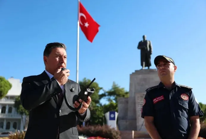 Muğla Büyükşehir Belediyesi, İtfaiyecilik Haftası kapsamında 13 ilçeden gelen itfaiye