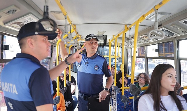 Nevşehir Belediyesi Zabıta Müdürlüğü ekipleri, şehir merkezinde bulunan toplu taşıma