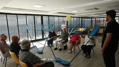 Nilüfer Belediyesi, Avrupa Hareketlilik Haftası kapsamında huzurevi sakinlerine yönelik “Balon