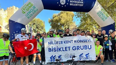 “Pedallar dönüyor, iyilik büyüyor” temasıyla bu yıl 17’ncisi düzenlenen “Tophane-Nilüfer-Mudanya